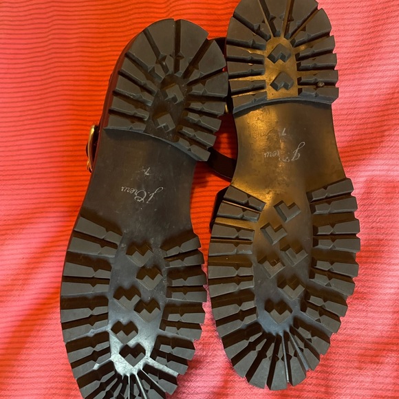 J. Crew Black Sandals with Sleek Design - Picture 3 of 4